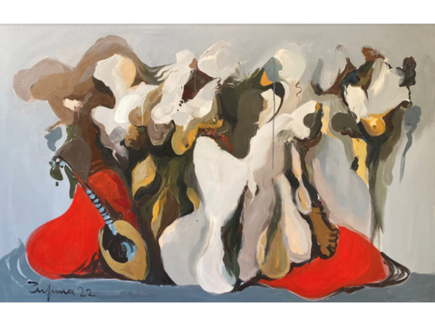 Women Figure with Instrument