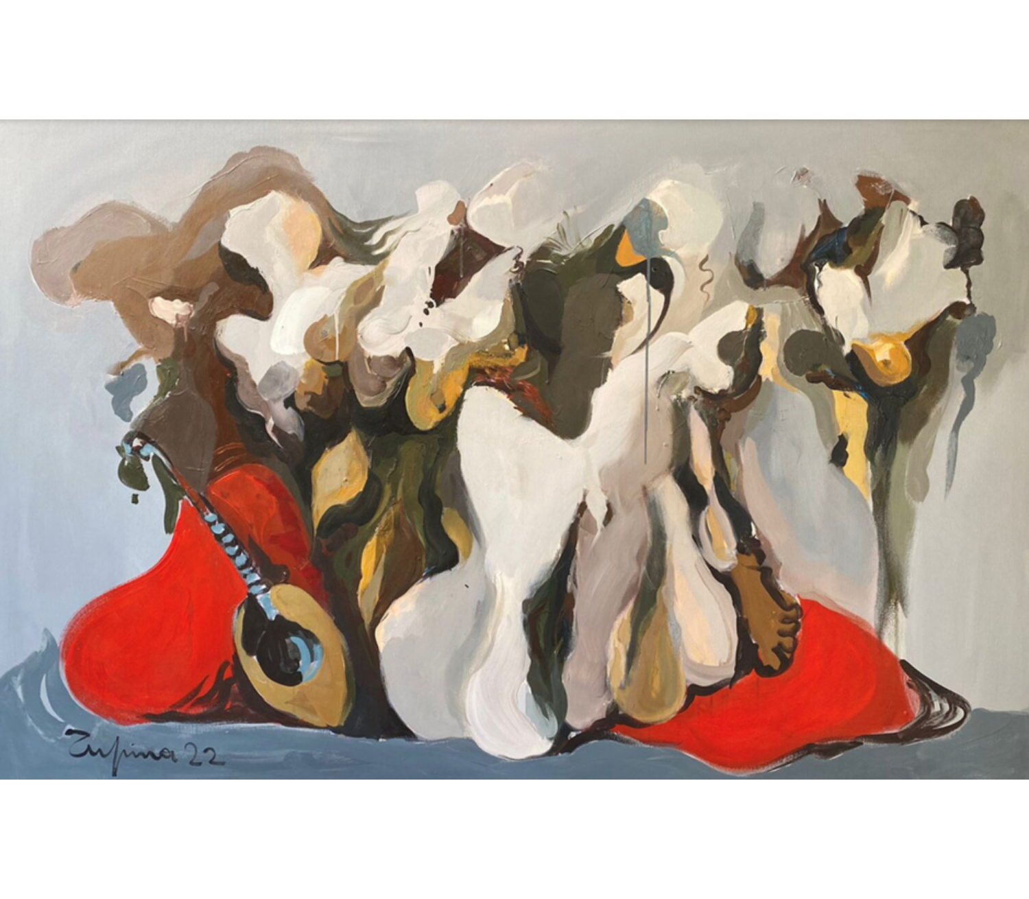 Women Figure with Instrument