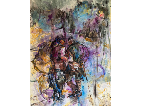 Abstract Figures in Motion