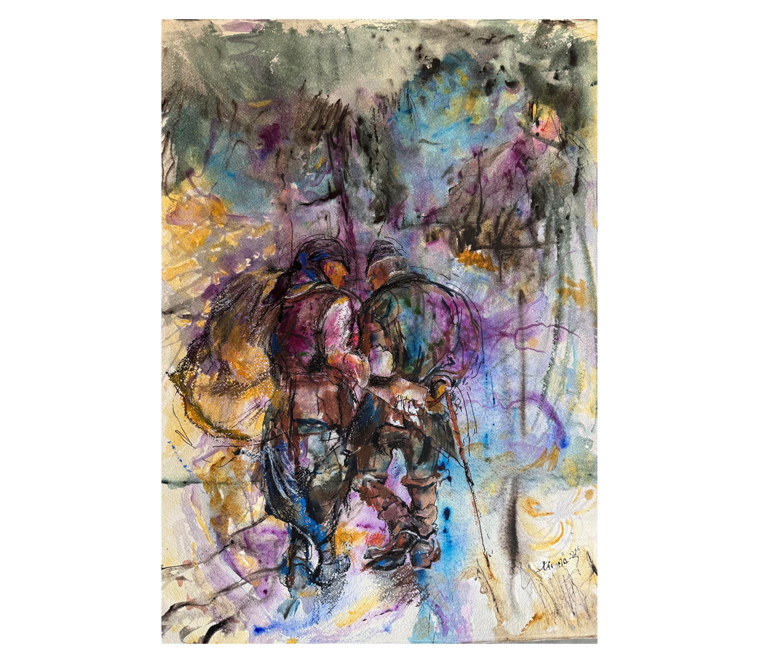Abstract Figures in Motion