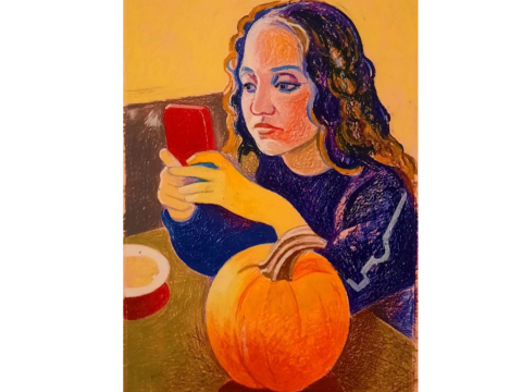 Girl with Cellphone