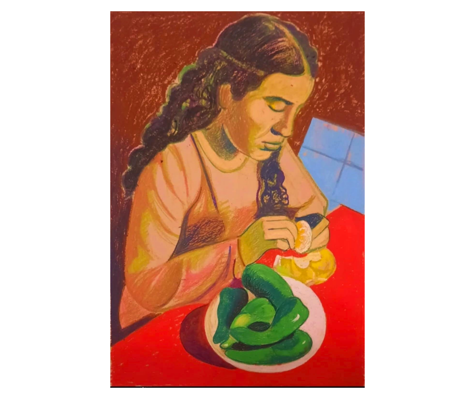 Girl with Tangerine