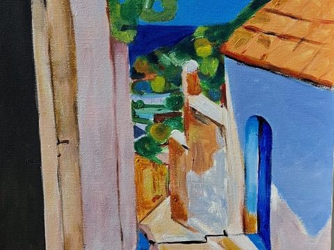 Sunlit Alley of Dhermi