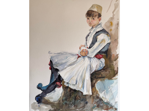 Young Boy in Traditional Costume