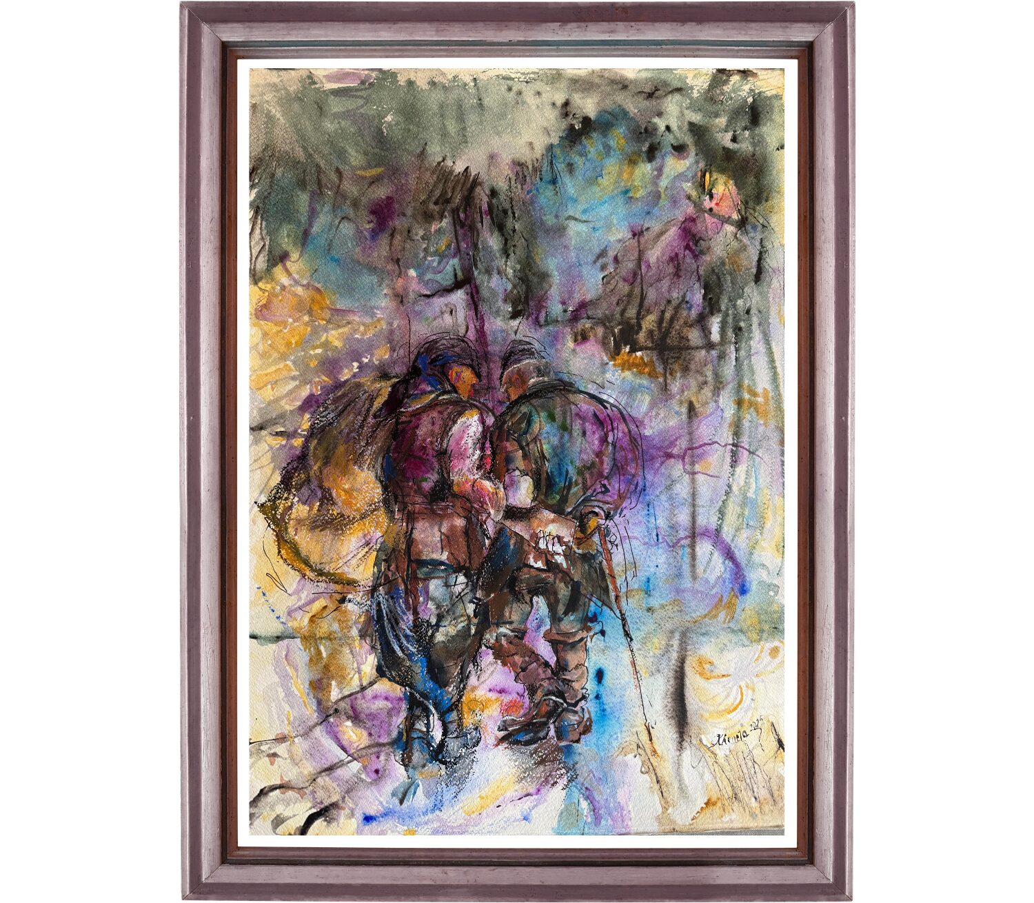 Abstract Figures in Motion