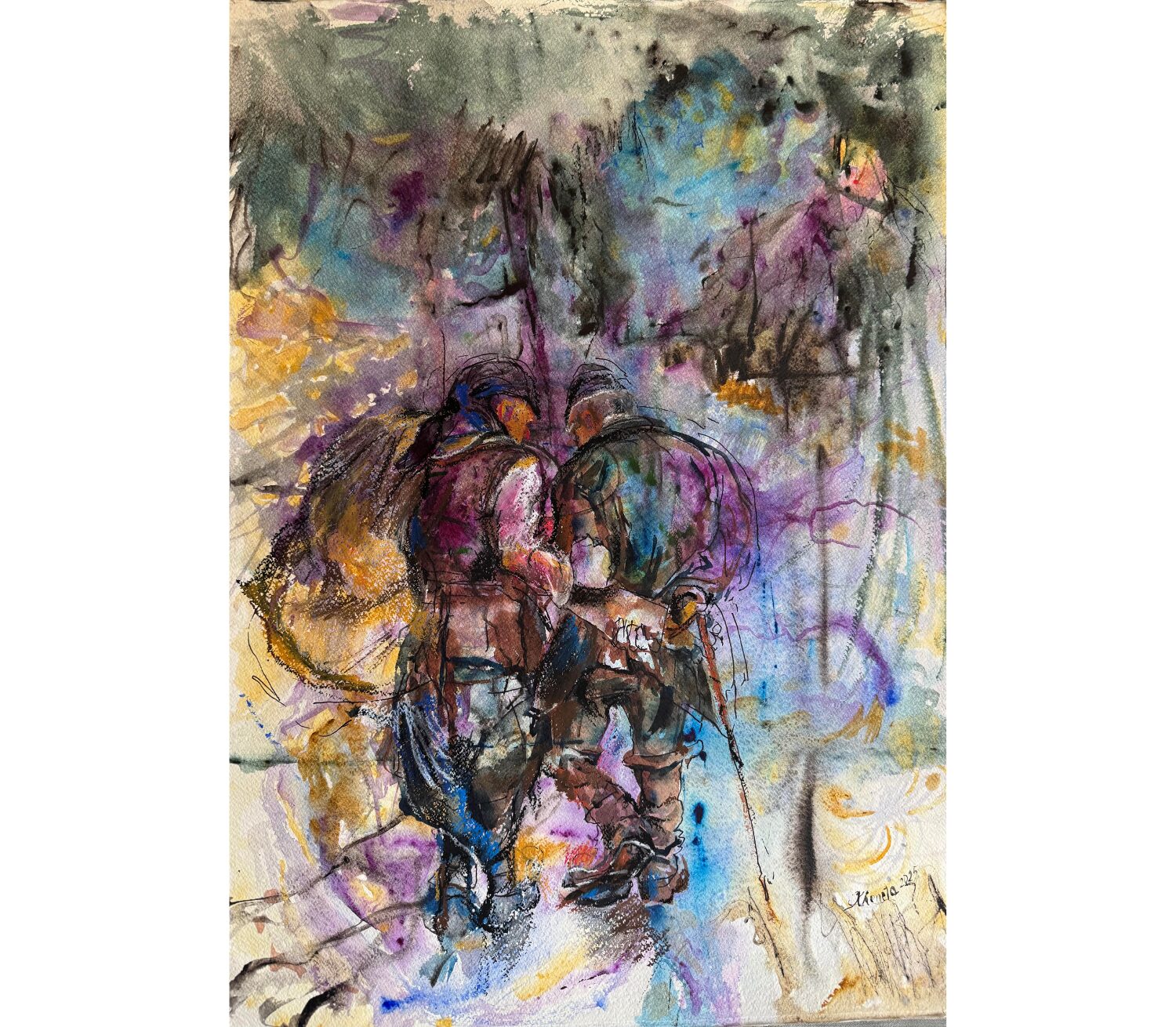 Abstract Figures in Motion