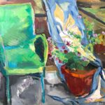 Interior Still Life with Green Chair