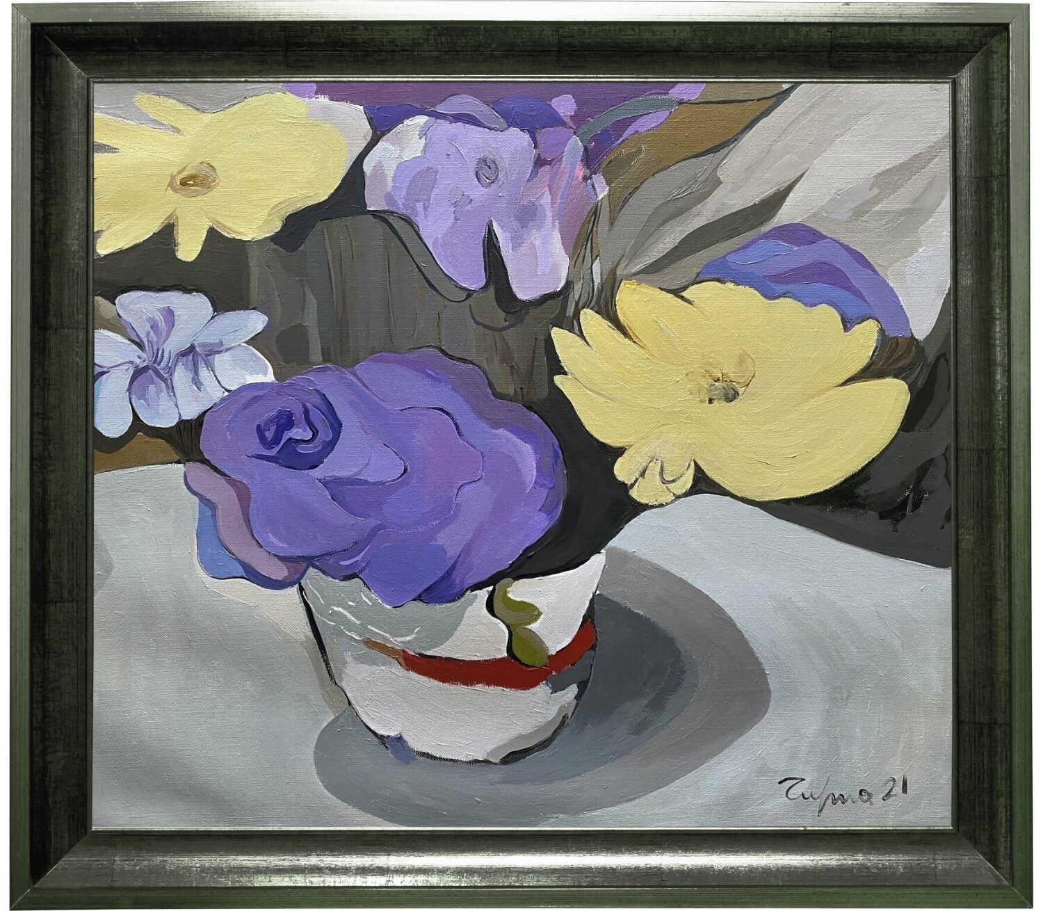 Serenade in Violet and Yellow